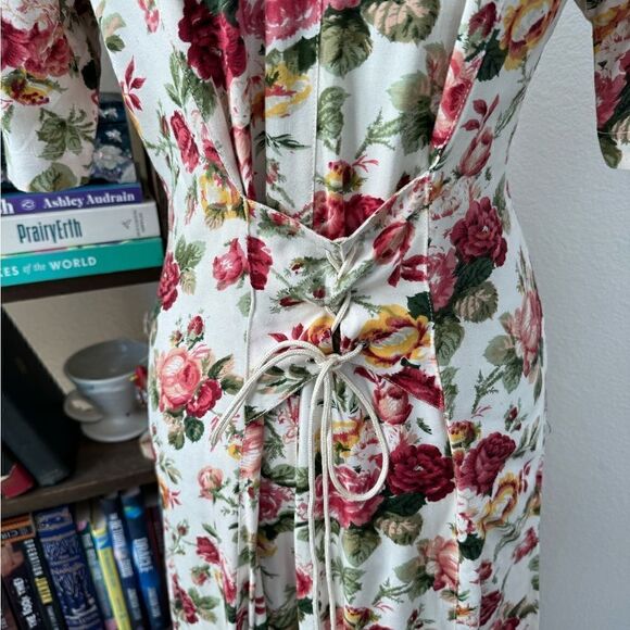 VINTAGE Nostalgia Floral Corset Dress - Picture 5 of 7